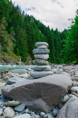 stones in the water