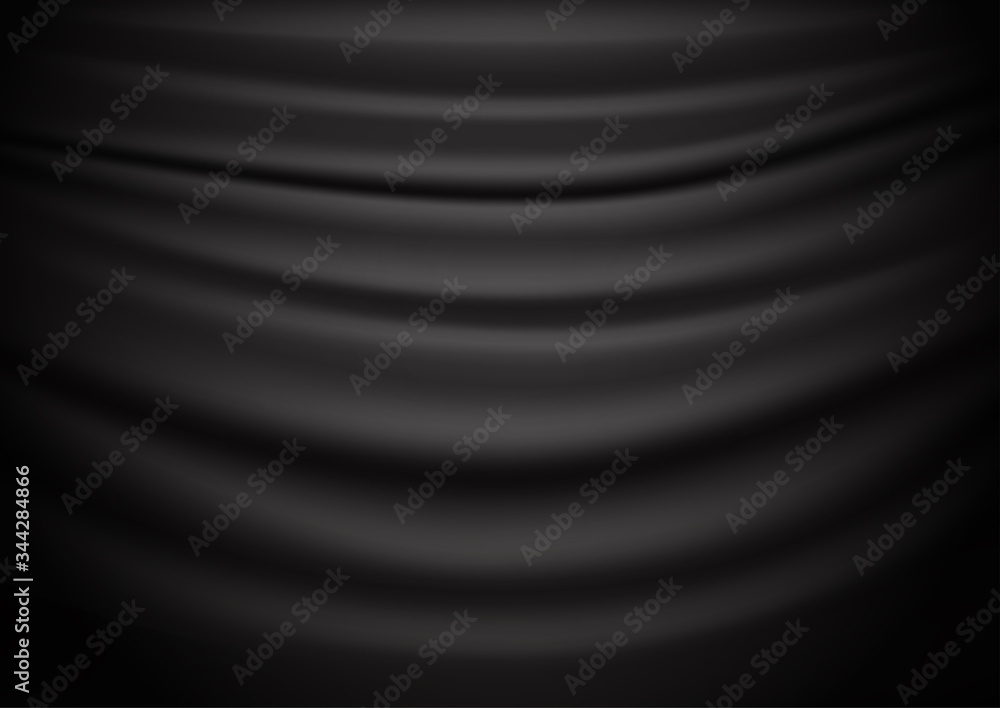 Aufkleber blue drapery. abstract vector background