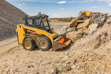 Small excavator perfect for working in small places