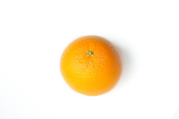 Fresh Oranges For Health Benefits On White Background.