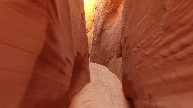 4K Walk through footage of Slot Canyon, Arizona 18