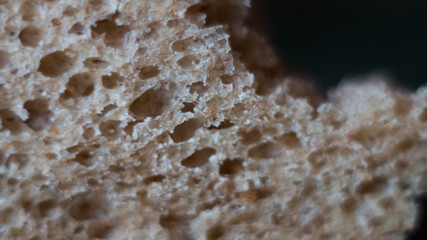 texture of coarse stale bread