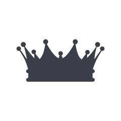Crown icon symbol. Vector illustration.