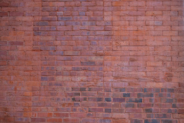 exposed outdoor red brick textured background materal surface wall