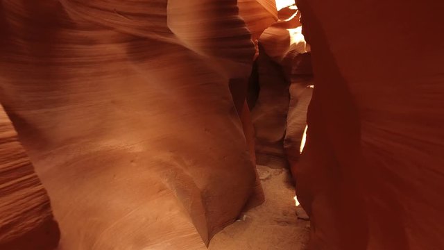 4K Walk through footage of Slot Canyon, Arizona 12
