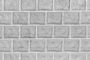 White brickwork, abstract decorative blocks wall texture background	