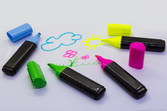 dibujo con colores