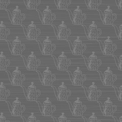 seamless pattern with jars and bottles 