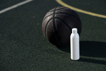soccer ball on the ground