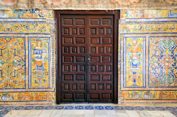 Exquisite interior tile work 