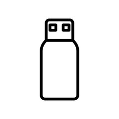 user interface concept, usb icon, line style