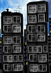 Fototapeta premium buildings at night