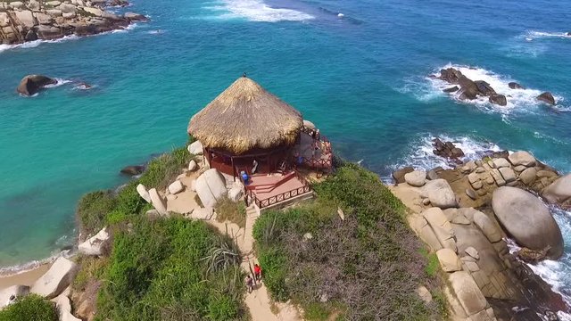 tayrona nature park in Colombia floor