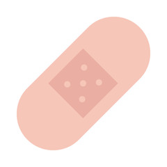 band aid support health care equipment medical flat style icon