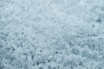 Fototapeta na wymiar snow and ice texture closeup