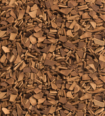 Heap of instant coffee for background closeup