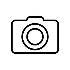 user interface concept, camera icon, line style