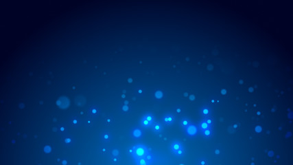 Dot  white blue pattern screen led light gradient texture background. Abstract technology big data digital background. 3d rendering.