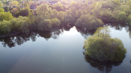 Luftaufnahme der Berner Au