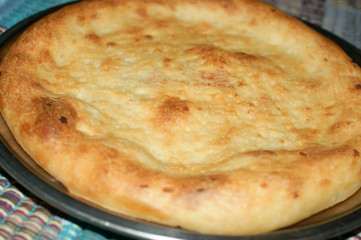 homemade apple pie on a plate