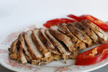 grilled steak on a plate
