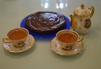tea and cake.