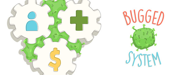 Bugged system concept for coronavirus crisis