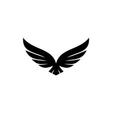 Vector Bird fly concept icon logo