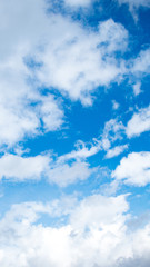 blue sky with clouds