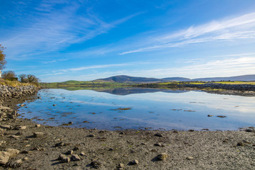 Calm lake near Doolin Ireland