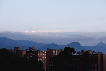 Sunset in Bogotá DC, Colombia 