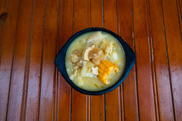 Tripe soup, traditional Colombian food - Mondongo