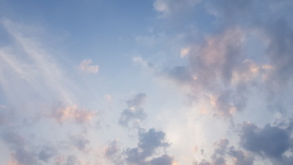 clouds in the sky