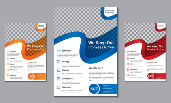 Flyer Template 3 Pages Images – Browse 26,247 Stock Photos, Vectors ...