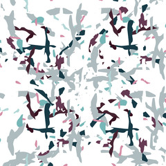 Watercolor Staining. Ikat, Tie Dye Seamless 