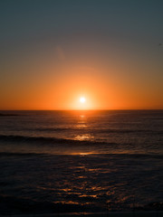 Sunrise by the ocean