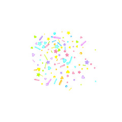 Sprinkles grainy. Cupcake dessert bakery confetti