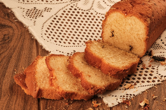 queque casero sabor a naranja