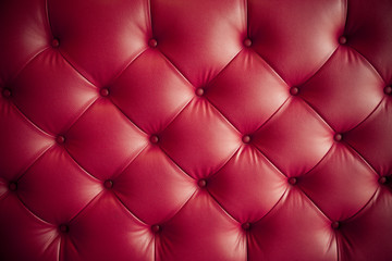 luxury red leather sofa