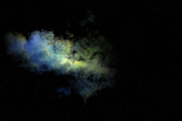 Obraz na płótnie Canvas nebula in deep space