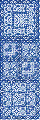 Fototapeta premium Portuguese ornamental azulejo ceramic.