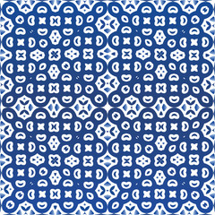 Ornamental azulejo portugal tiles decor.