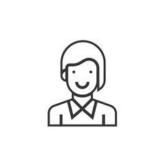 girl icon vector illustration design