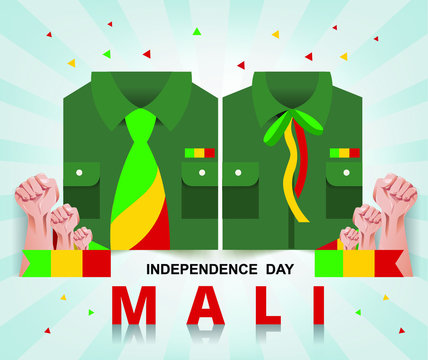 Mali Independence Day Vector 
