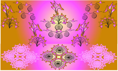 abstract floral background