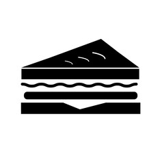 sandwich icon on white background. flat style. sandwich icon for your web site design, logo, app, UI. lunch symbol.  food concept. breakfast sign.