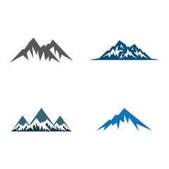 Mountain logo vector icon