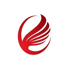 Wing logo vector icon