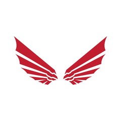 Wing logo vector icon