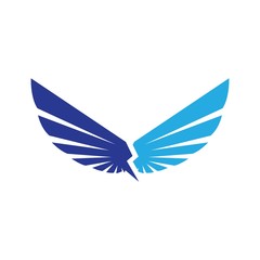 Wing logo vector icon
